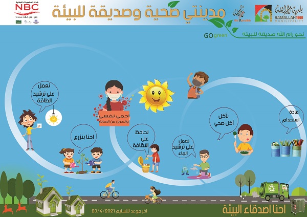 مسابقة مدينتي صحية وصديقة للبيئة
