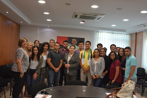 Dr. Ashrawi meets with the American Ramallah Federation’s Project Hope delegation 
